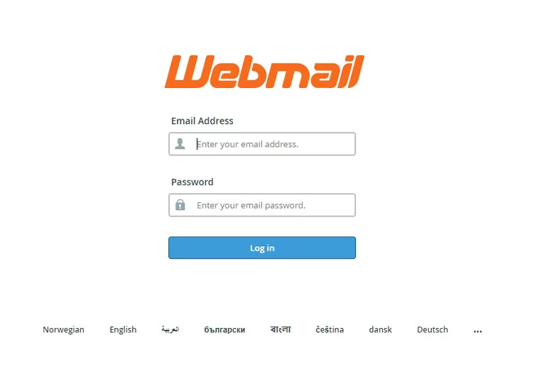 Les e-post fra nettleseren din med cPanel Webmail