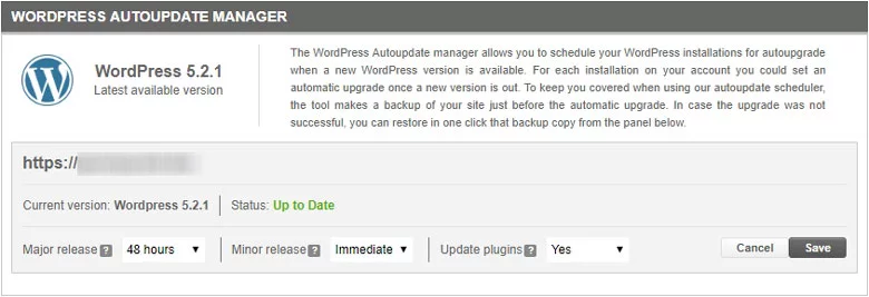 Automatiske oppdateringer for WordPress