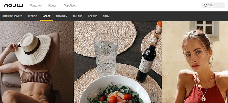 Bloggplattform - Nouw