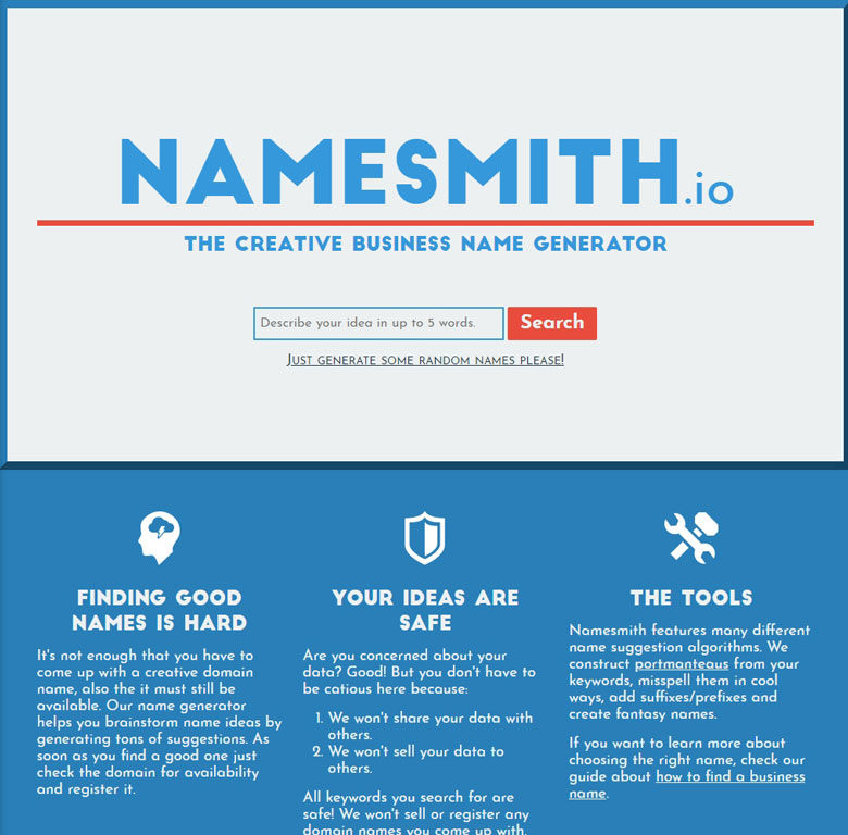 Navnegenerator - Name Smith