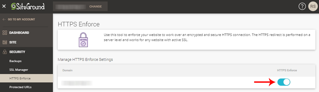 Aktiver HTTPS for alle besøkende