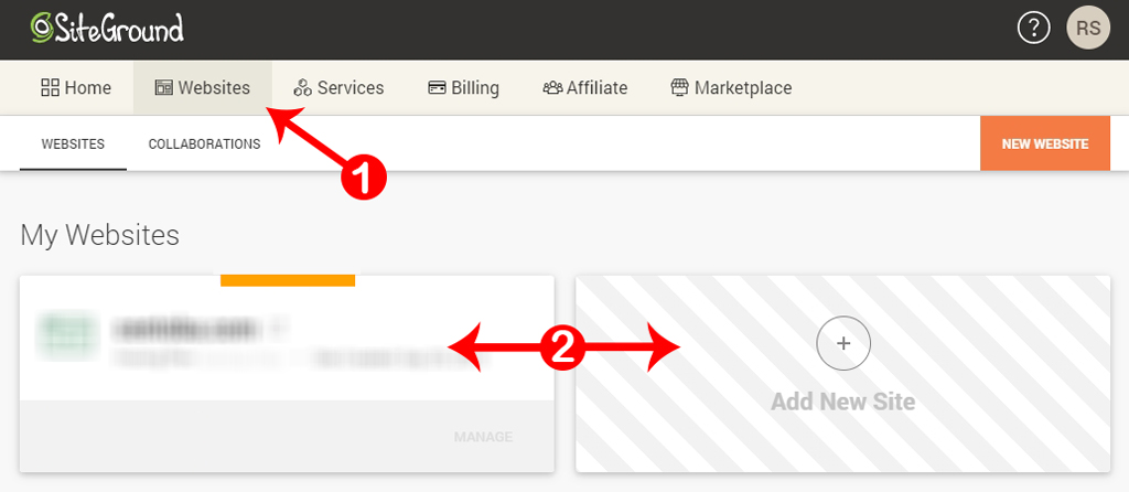 Starte en blogg med WordPress hos SiteGround