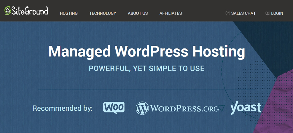 SiteGround Managed WordPress Hosting