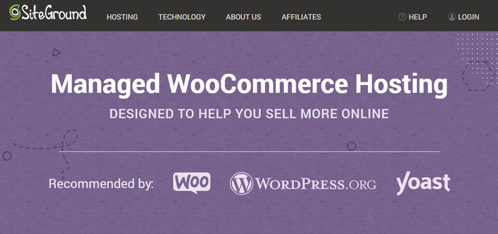SiteGround Managed WooCommerce Hosting